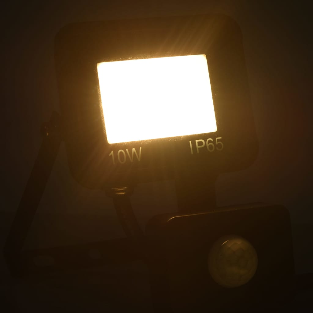 Proiector LED cu senzor, 10 W, alb cald Lando - Lando