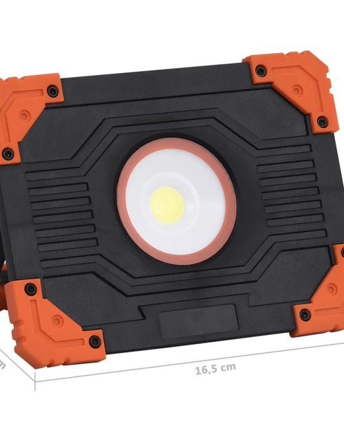 Загрузите изображение в средство просмотра галереи, Reflector portabil cu LED, 10 W, alb rece, ABS Lando - Lando
