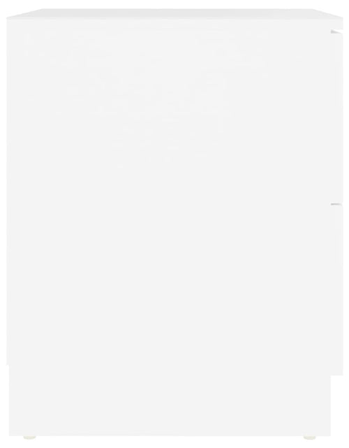 Încărcați imaginea în vizualizatorul Galerie, Dulap noptieră, alb, 40x40x50 cm, lemn prelucrat - Lando
