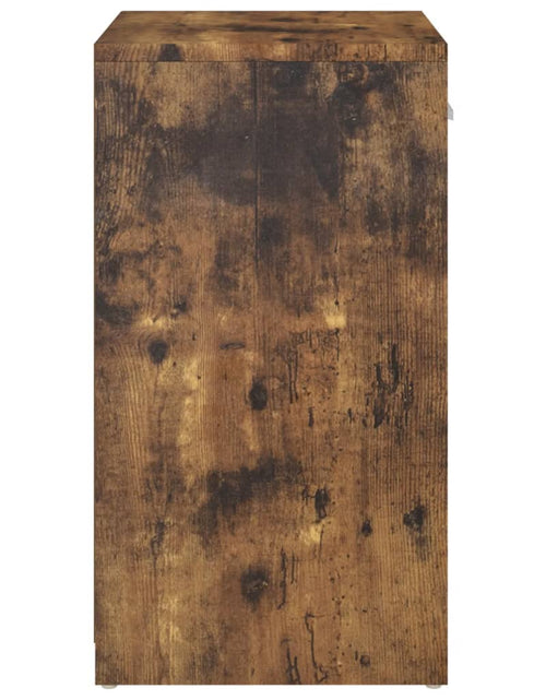 Încărcați imaginea în vizualizatorul Galerie, Banchetă pantofar, stejar afumat, 94,5x31x57 cm, lemn prelucrat Lando - Lando
