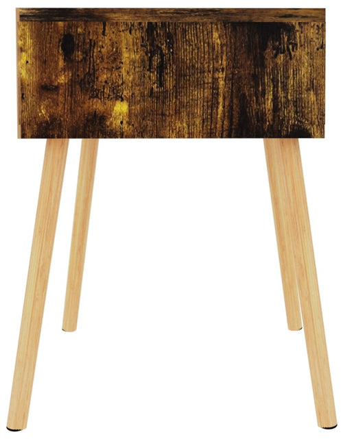 Încărcați imaginea în vizualizatorul Galerie, Noptiere, 2 buc., stejar afumat, 40x40x56 cm, lemn prelucrat - Lando
