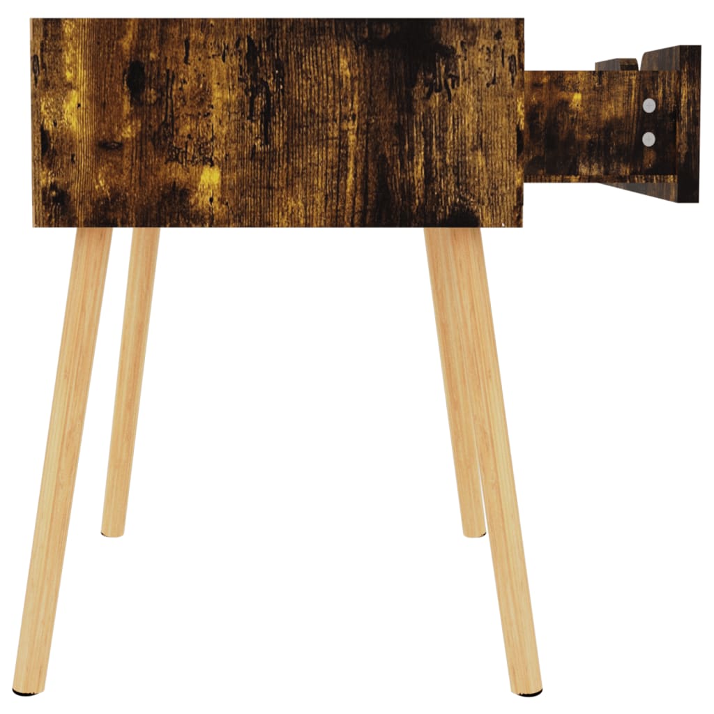 Noptiere, 2 buc., stejar afumat, 40x40x56 cm, lemn prelucrat - Lando