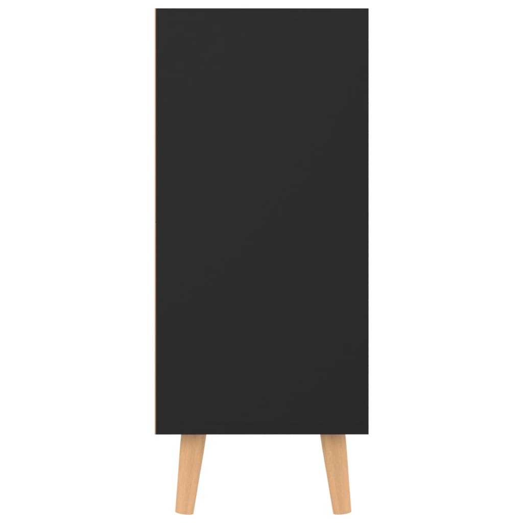 Servantă, negru, 90x30x72 cm, lemn prelucrat Lando - Lando