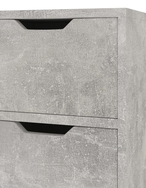 Încărcați imaginea în vizualizatorul Galerie, Servantă, gri beton, 90x30x72 cm, lemn prelucrat Lando - Lando
