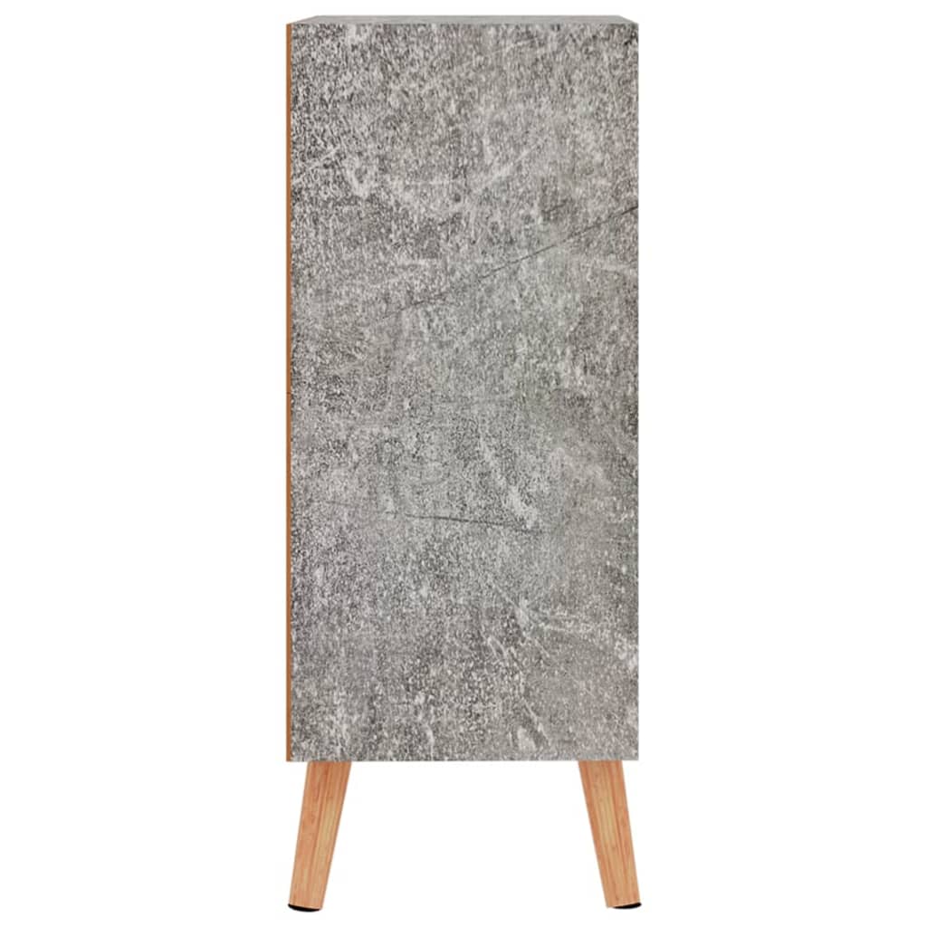 Servantă, gri beton, 60x30x72 cm, lemn prelucrat Lando - Lando