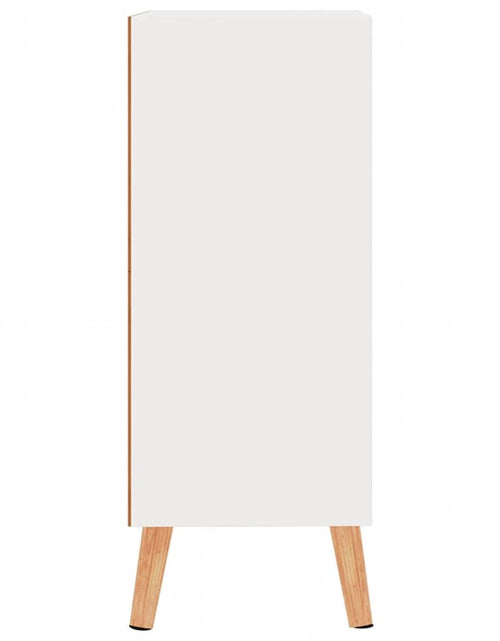 Încărcați imaginea în vizualizatorul Galerie, Servantă, alb extralucios, 60x30x72 cm, lemn prelucrat Lando - Lando
