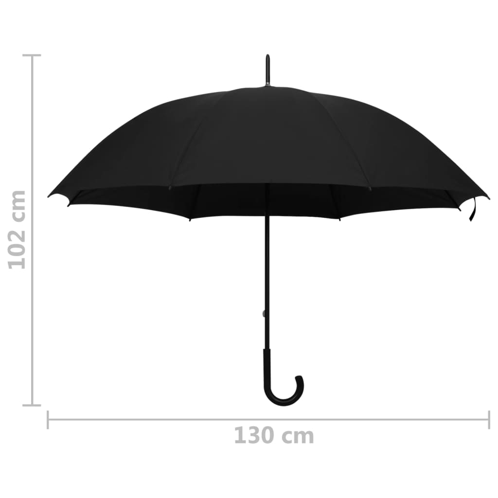 Umbrelă, negru, 130 cm Lando - Lando