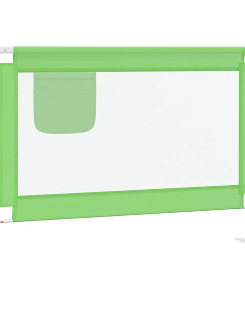 Загрузите изображение в средство просмотра галереи, Balustradă de protecție pat copii, verde, 90x25 cm, textil Lando - Lando
