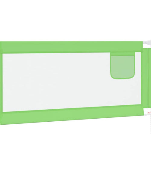 Загрузите изображение в средство просмотра галереи, Balustradă de protecție pat copii, verde, 160x25 cm, textil Lando - Lando
