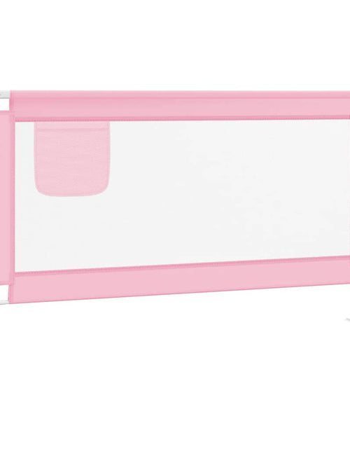 Загрузите изображение в средство просмотра галереи, Balustradă de protecție pat copii, roz, 140x25 cm, textil Lando - Lando
