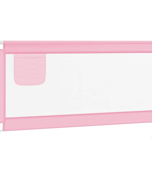 Загрузите изображение в средство просмотра галереи, Balustradă de protecție pat copii, roz, 150x25 cm, textil Lando - Lando
