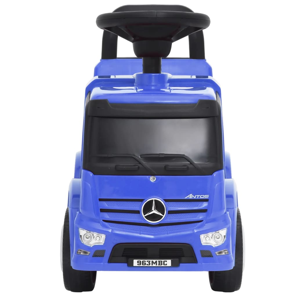 Mașinuță pentru primii pași Mercedes-Benz, albastru Lando - Lando