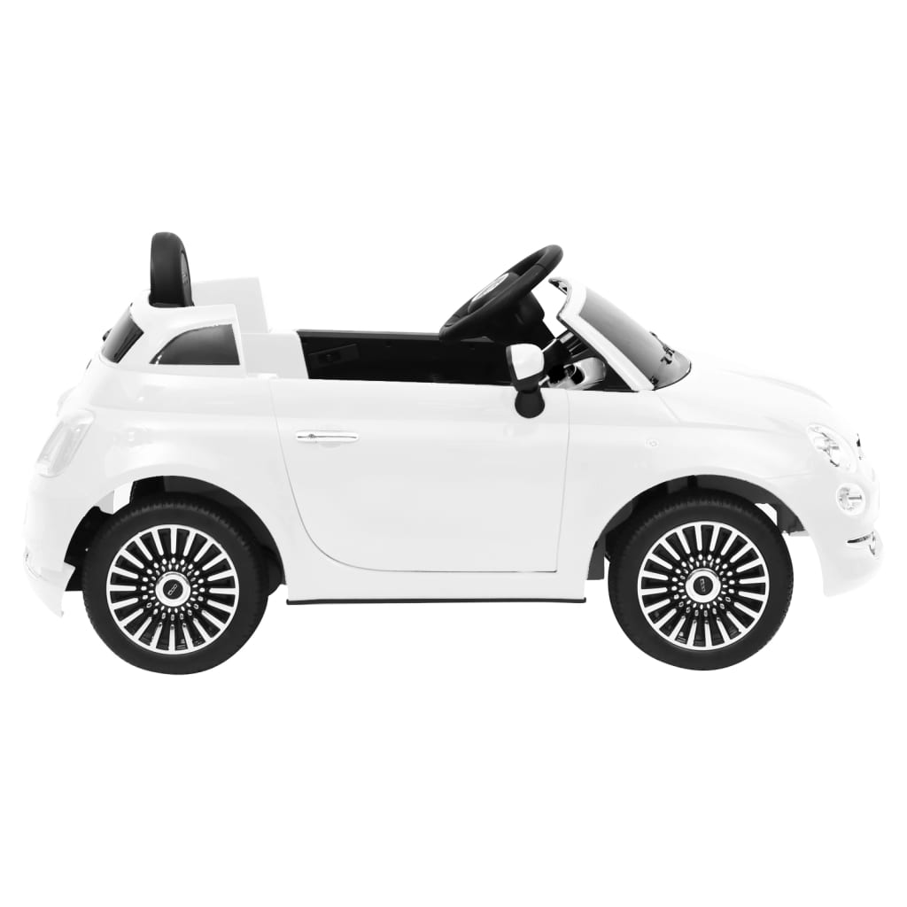 Mașină electrică pentru copii Fiat 500, alb Lando - Lando