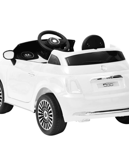 Încărcați imaginea în vizualizatorul Galerie, Mașină electrică pentru copii Fiat 500, alb Lando - Lando
