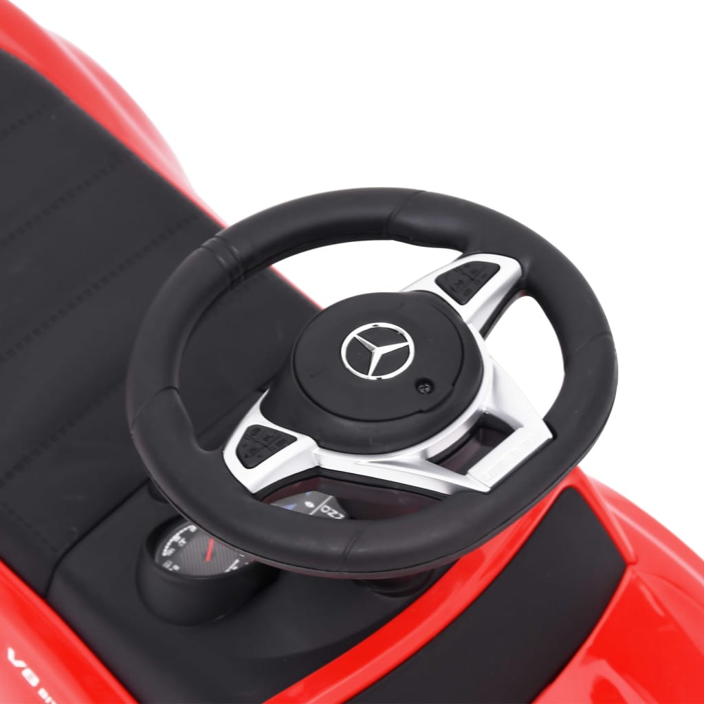 Mașinuță pentru pași Mercedes-Benz C63, roșu Lando - Lando