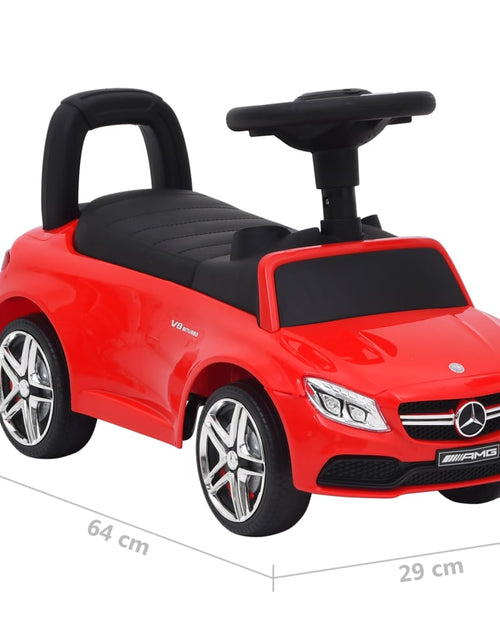 Încărcați imaginea în vizualizatorul Galerie, Mașinuță pentru pași Mercedes-Benz C63, roșu Lando - Lando

