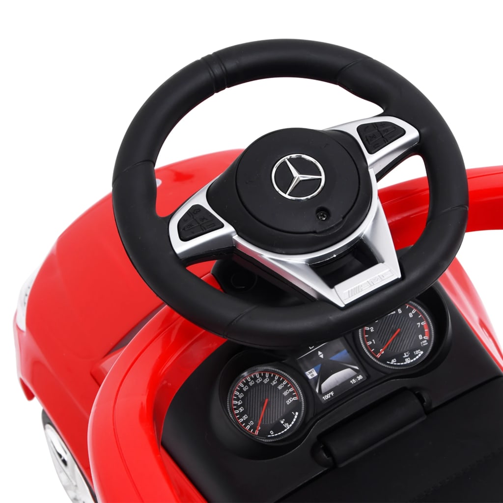 Mașinuță cu împingere Mercedes-Benz C63, roșu Lando - Lando