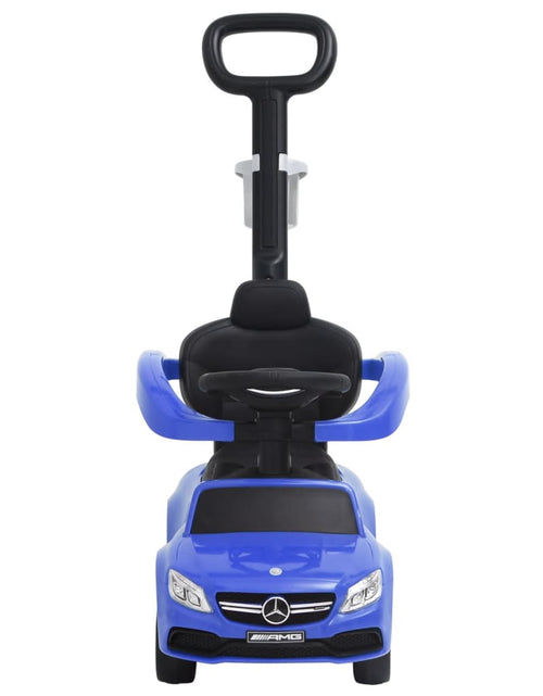 Загрузите изображение в средство просмотра галереи, Mașinuță cu împingere Mercedes-Benz C63, albastru Lando - Lando
