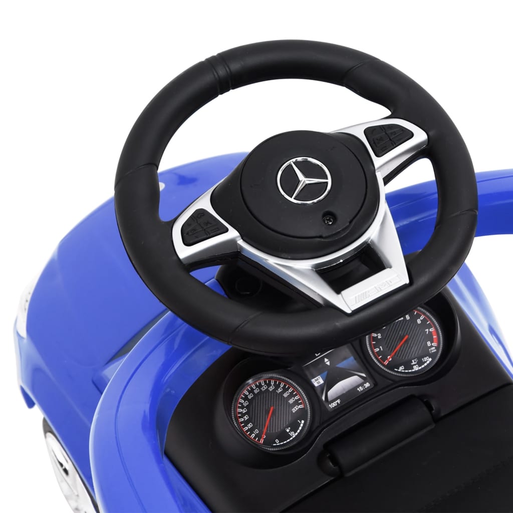 Mașinuță cu împingere Mercedes-Benz C63, albastru Lando - Lando