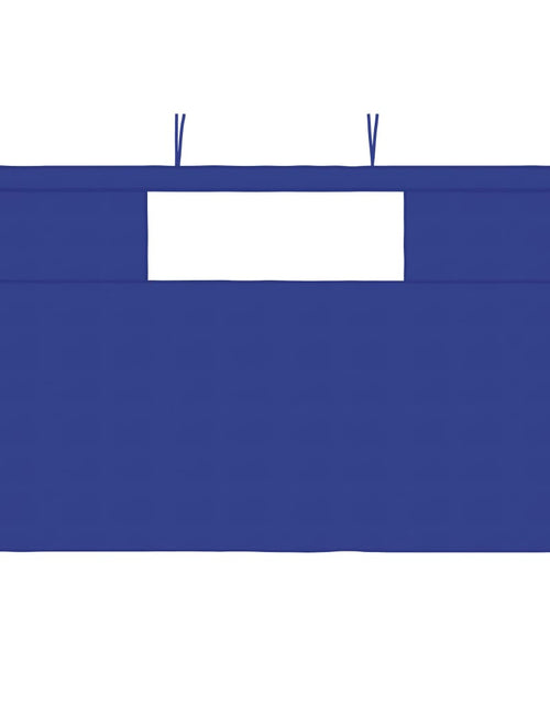 Загрузите изображение в средство просмотра галереи, Pereți laterali foișor cu ferestre, 2 buc., albastru - Lando
