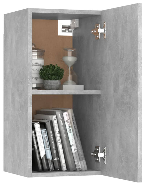 Încărcați imaginea în vizualizatorul Galerie, Comodă TV, gri beton, 30,5x30x60 cm, PAL Lando - Lando
