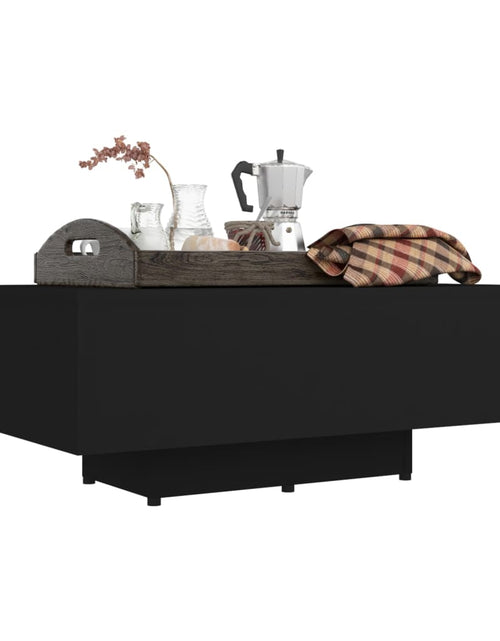Încărcați imaginea în vizualizatorul Galerie, Măsuță de cafea, negru, 85x55x31 cm, PAL Lando - Lando
