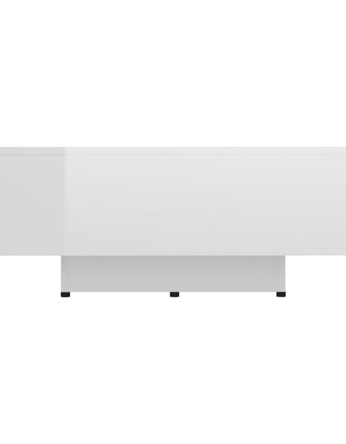 Загрузите изображение в средство просмотра галереи, Măsuță de cafea, alb extralucios, 85x55x31 cm, PAL Lando - Lando
