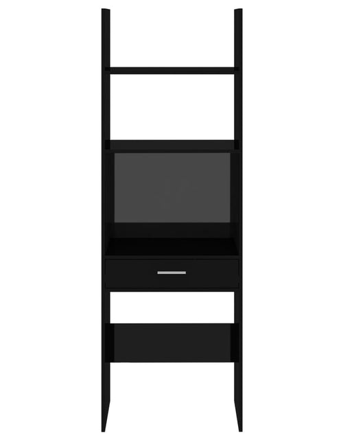 Încărcați imaginea în vizualizatorul Galerie, Bibliotecă, negru extralucios, 60x35x180 cm, PAL Lando - Lando
