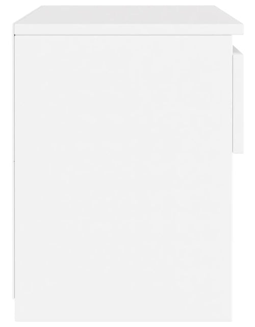 Încărcați imaginea în vizualizatorul Galerie, Noptiere, 2 buc., alb, 40x30x39 cm, PAL - Lando
