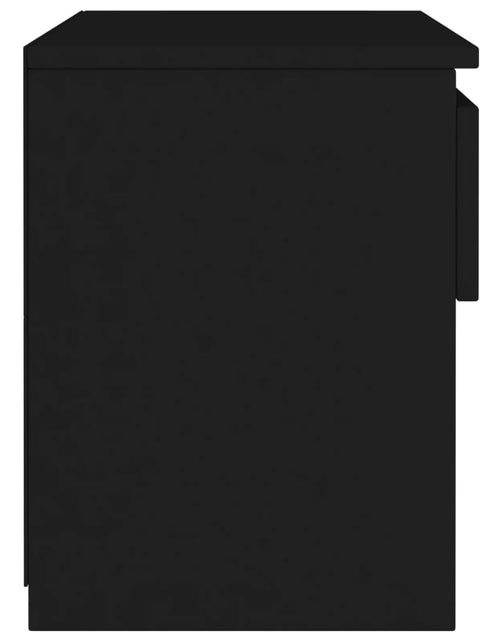 Încărcați imaginea în vizualizatorul Galerie, Noptieră, negru, 40x30x39 cm, PAL - Lando

