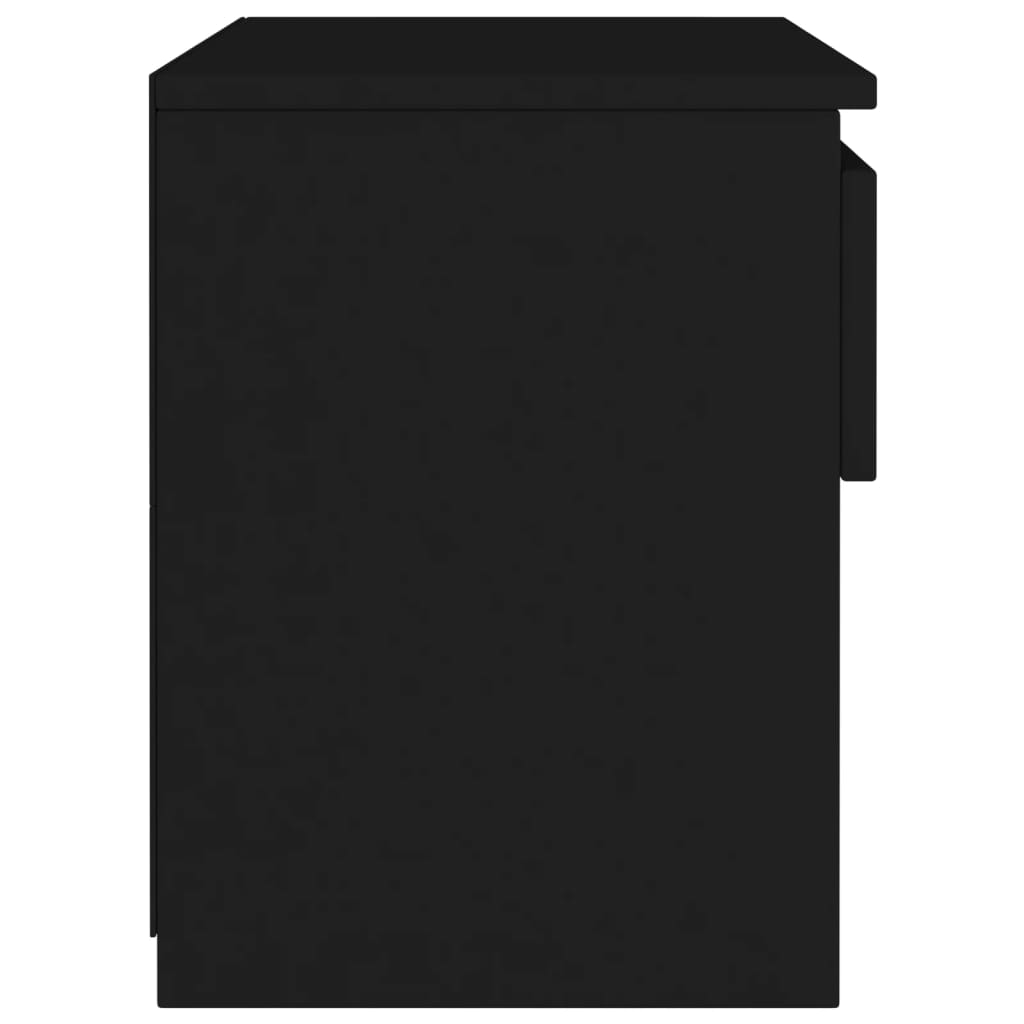 Noptieră, negru, 40x30x39 cm, PAL - Lando