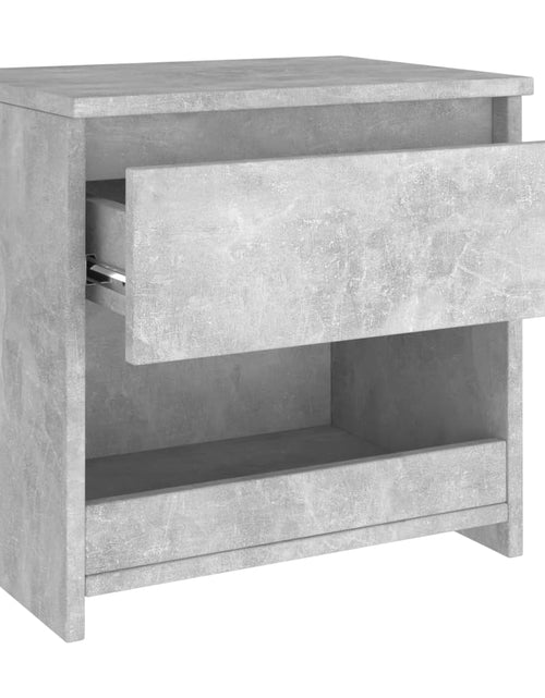 Încărcați imaginea în vizualizatorul Galerie, Noptieră, gri beton, 40x30x39 cm, PAL - Lando
