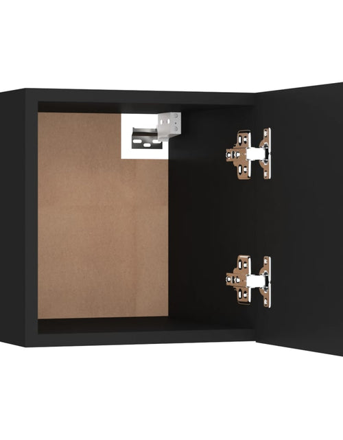 Загрузите изображение в средство просмотра галереи, Dulap TV montaj pe perete, negru, 30,5x30x30 cm Lando - Lando

