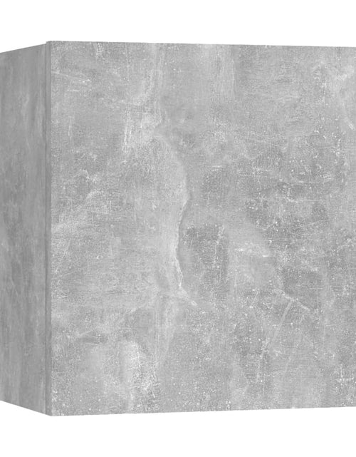 Încărcați imaginea în vizualizatorul Galerie, Dulapuri TV montaj pe perete, 2 buc., gri beton, 30,5x30x30 cm Lando - Lando
