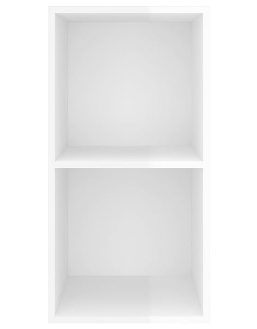 Încărcați imaginea în vizualizatorul Galerie, Dulap TV montat pe perete, alb extralucios, 37x37x72 cm, PAL Lando - Lando
