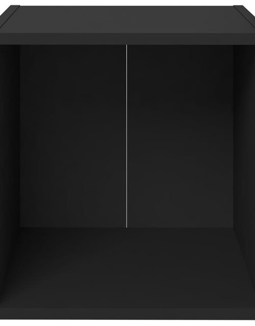 Загрузите изображение в средство просмотра галереи, Comode TV, 4 buc., negru, 37x35x37 cm, PAL Lando - Lando
