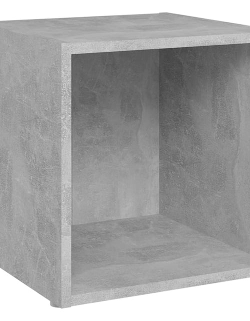 Încărcați imaginea în vizualizatorul Galerie, Comode TV, 2 buc., gri beton, 37x35x37 cm, PAL Lando - Lando
