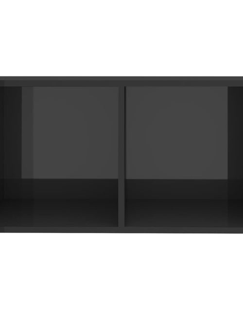 Încărcați imaginea în vizualizatorul Galerie, Comodă TV, gri extralucios, 72x35x36,5 cm, PAL Lando - Lando
