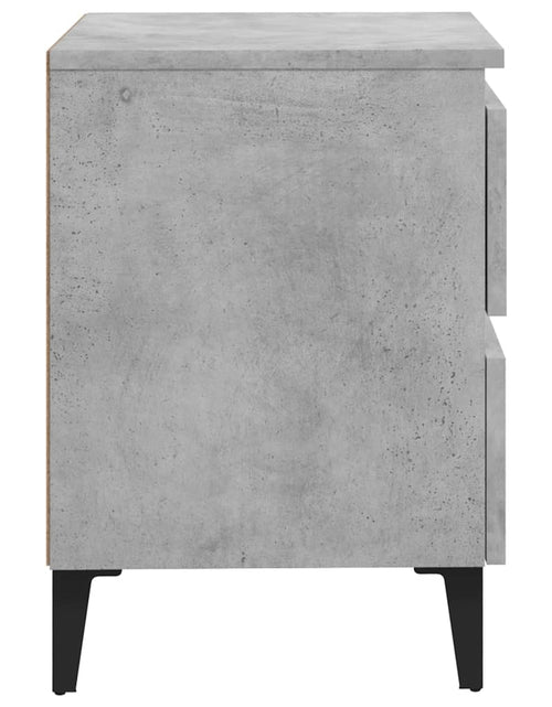 Încărcați imaginea în vizualizatorul Galerie, Noptiere, 2 buc., gri beton, 40x35x50 cm, PAL - Lando
