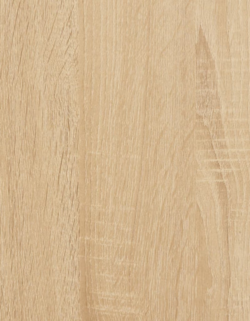 Încărcați imaginea în vizualizatorul Galerie, Noptieră &amp; picioare metalice, stejar Sonoma, 40x35x69 cm - Lando
