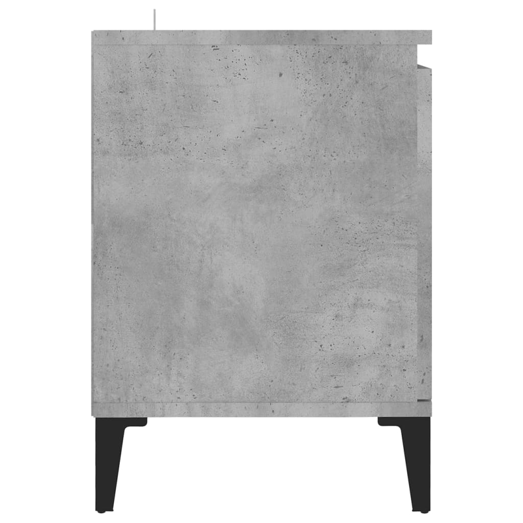 Comodă TV cu picioare metalice, gri, 103,5x35x50 cm Lando - Lando