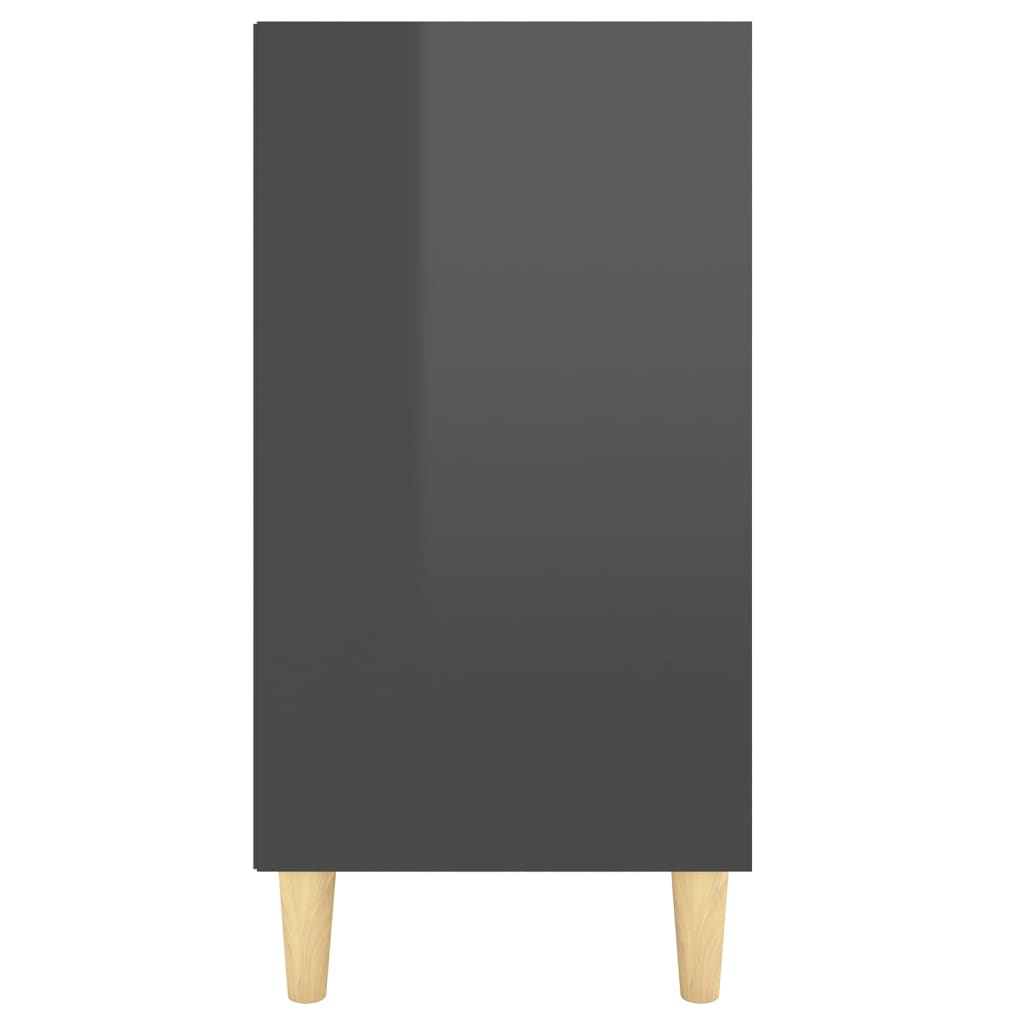 Servantă, gri extralucios, 103,5x35x70 cm, PAL Lando