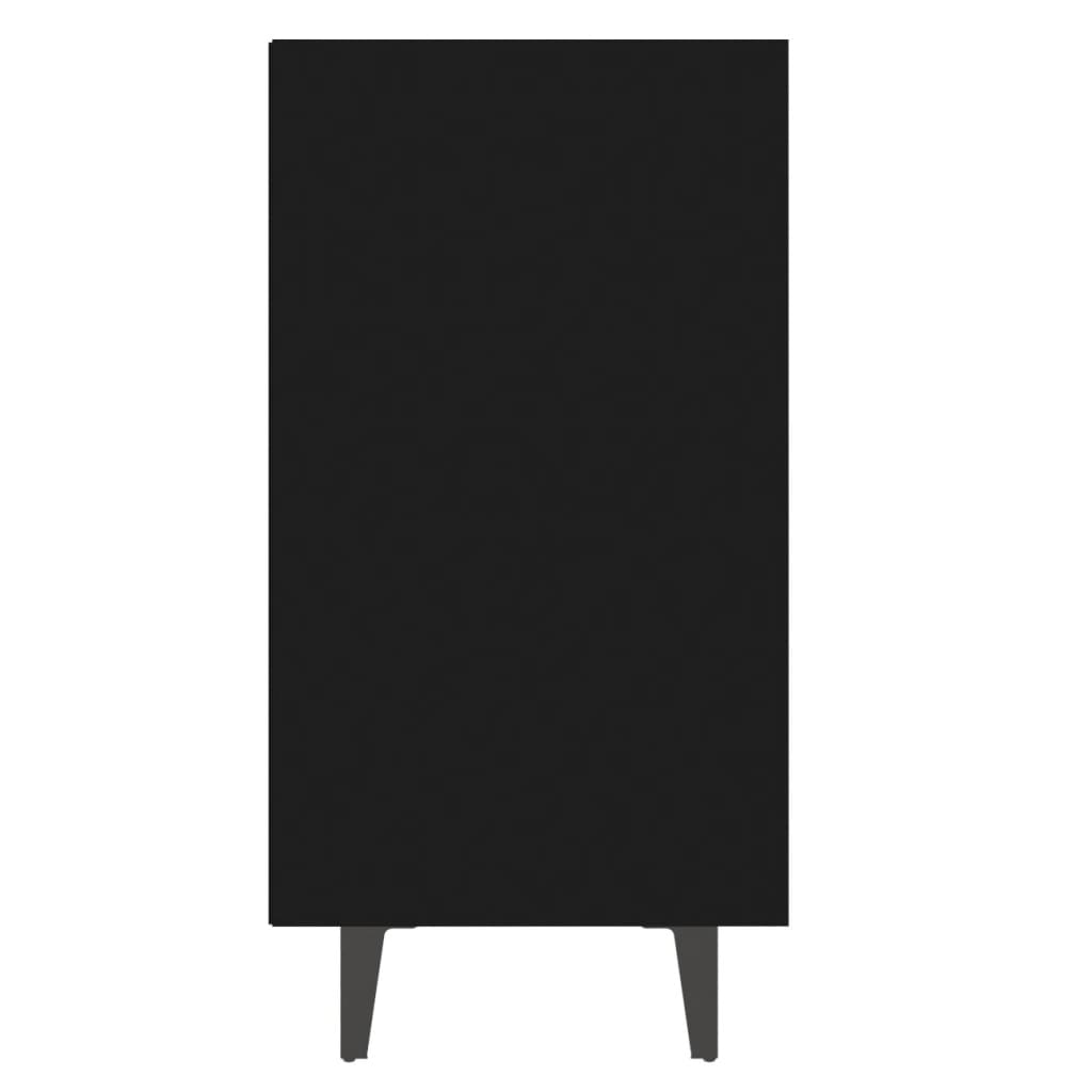 Servantă, negru, 103,5x35x70 cm, PAL Lando