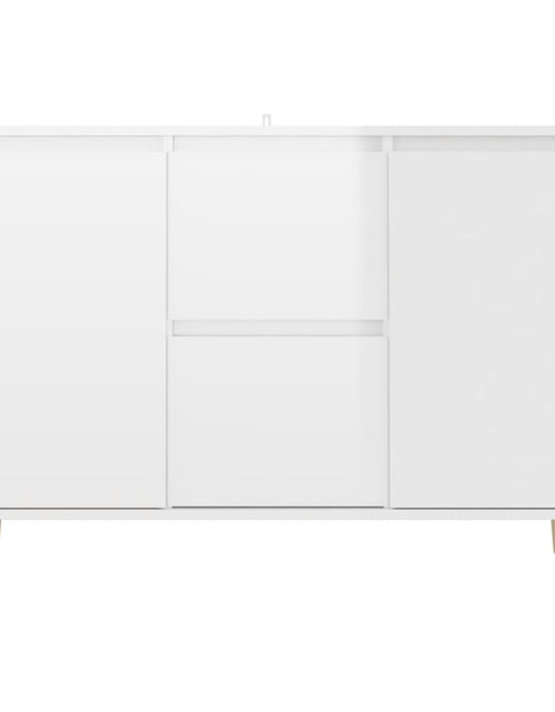 Загрузите изображение в средство просмотра галереи, Servantă, alb extralucios, 103,5x35x70 cm, PAL - Lando
