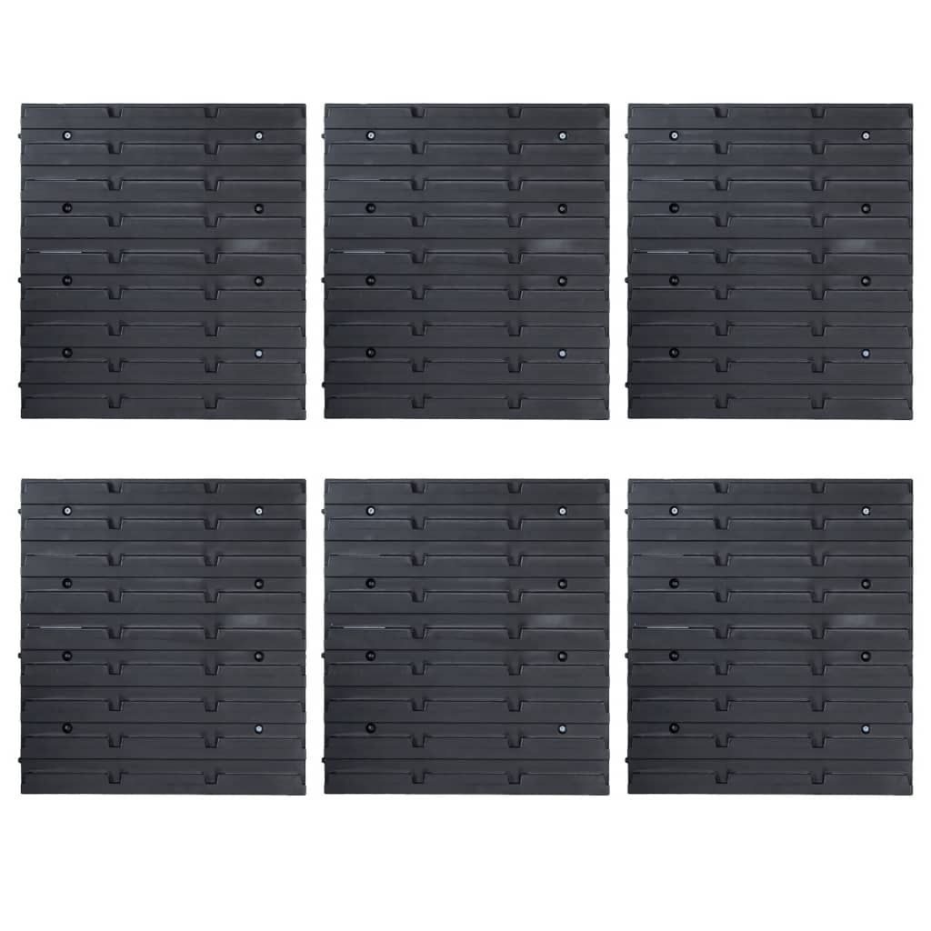 Set cutii depozitare 103 piese cu panouri de perete, roșu&negru - Lando