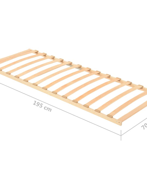 Încărcați imaginea în vizualizatorul Galerie, Bază de pat cu șipci, 13 șipci, 70x200 cm - Lando
