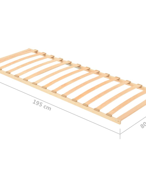 Încărcați imaginea în vizualizatorul Galerie, Bază de pat cu șipci, 13 șipci, 80x200 cm - Lando
