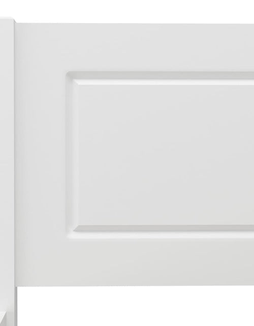 Загрузите изображение в средство просмотра галереи, Cadru de pat, alb, 100x200 cm, lemn masiv de pin - Lando
