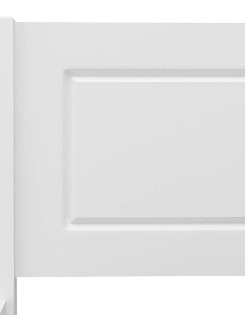 Загрузите изображение в средство просмотра галереи, Cadru de pat, alb, 160x200 cm, lemn de pin masiv - Lando
