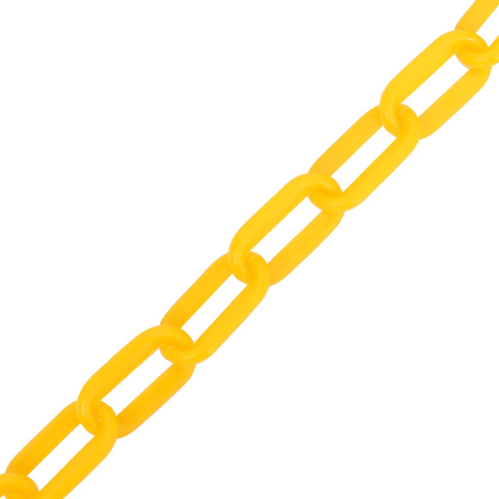 Lanț de avertizare, galben, 100 m, Ø6 mm, plastic Lando - Lando